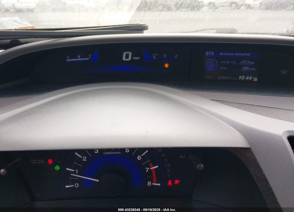 2012 HONDA CIVIC VIN: 19XFB2F81CE061334