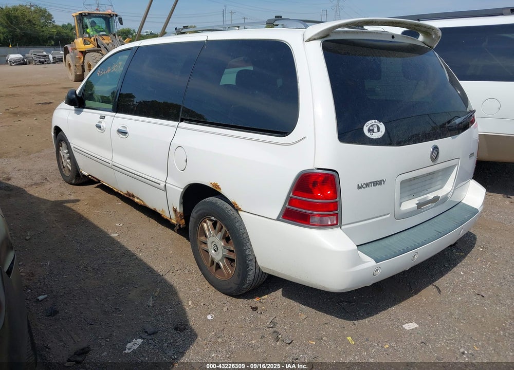 2005 MERCURY MONTEREY PREMIER VIN: 2MRDA232X5BJ05476