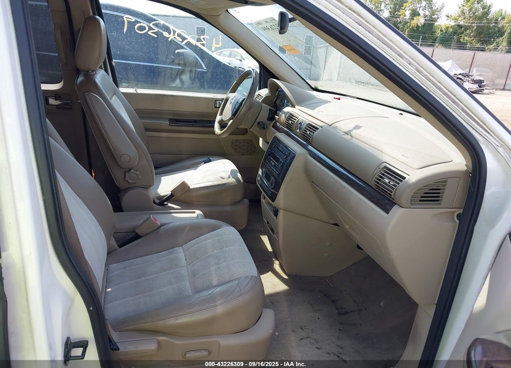 2005 MERCURY MONTEREY PREMIER VIN: 2MRDA232X5BJ05476