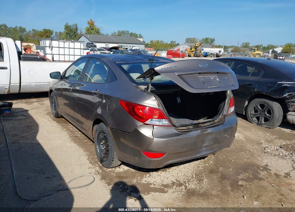 2013 HYUNDAI ACCENT VIN: KMHCT4AE9DU486128