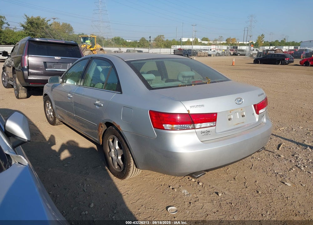 2006 HYUNDAI SONATA GLS V6/LX V6 VIN: 5NPEU46F86H038794