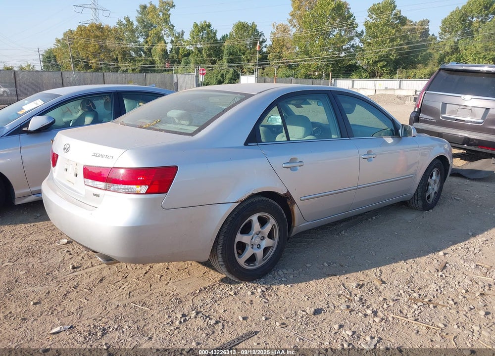 2006 HYUNDAI SONATA GLS V6/LX V6 VIN: 5NPEU46F86H038794