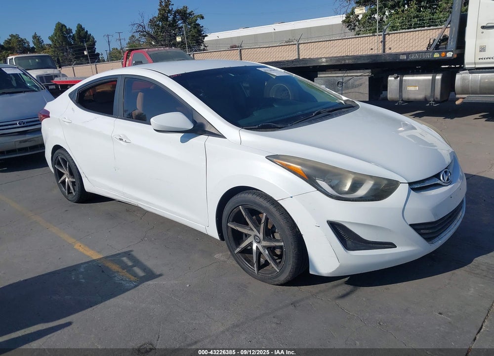 2015 HYUNDAI ELANTRA SE VIN: 5NPDH4AE0FH548314