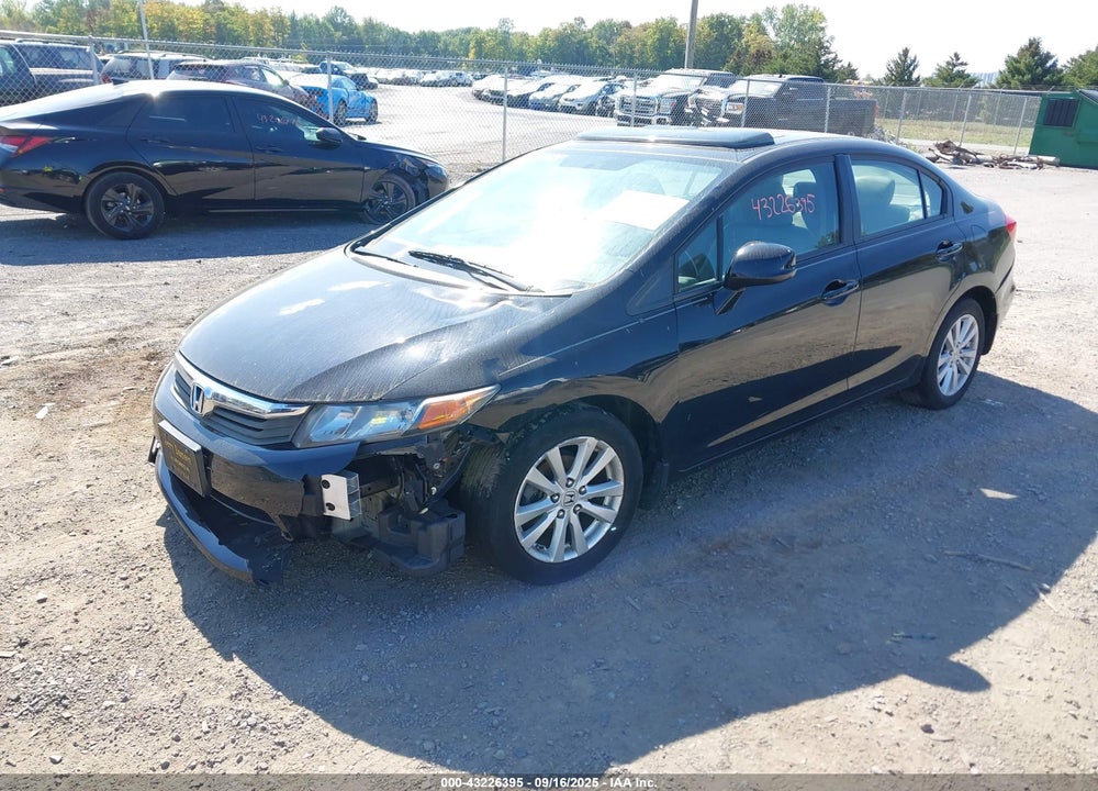 2012 HONDA CIVIC EX-L VIN: 19XFB2F94CE066083