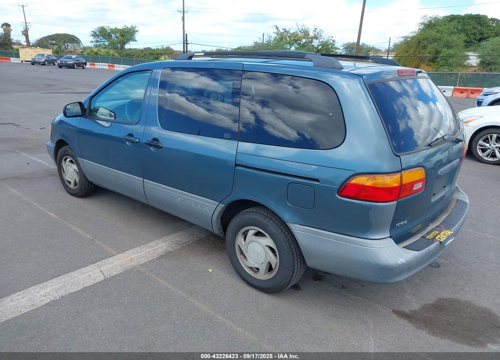 2000 TOYOTA SIENNA LE VIN: 4T3ZF13C9YU262706