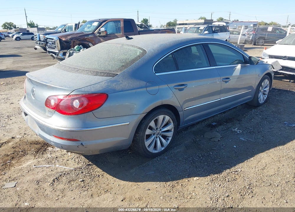 2011 VOLKSWAGEN CC VIN: WVWMP7AN4BE704868