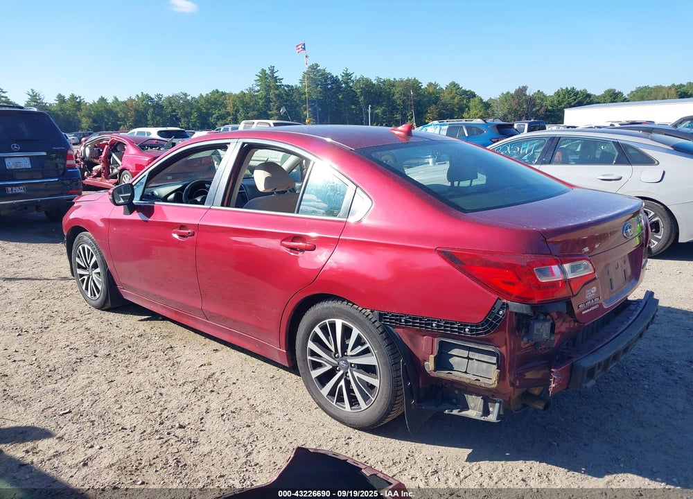 2018 SUBARU LEGACY 2.5I PREMIUM VIN: 4S3BNAF65J3036245