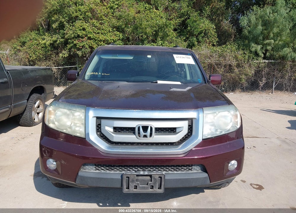 2011 HONDA PILOT EX-L VIN: 5FNYF3H53BB001022