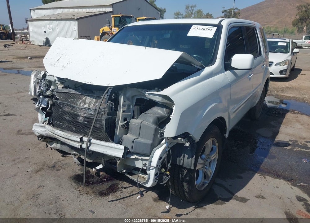 2012 HONDA PILOT EX-L VIN: 5FNYF3H58CB019128
