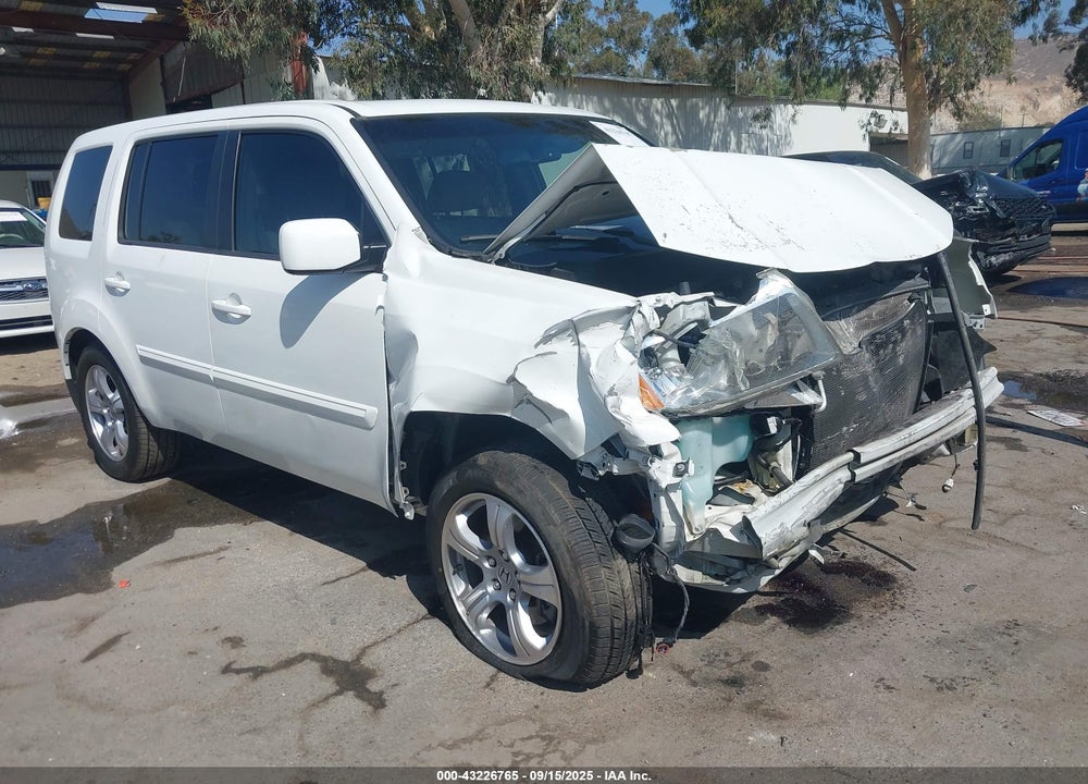 2012 HONDA PILOT EX-L VIN: 5FNYF3H58CB019128