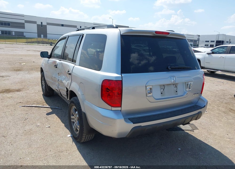 2005 HONDA PILOT EX-L VIN: 5FNYF18525B012716