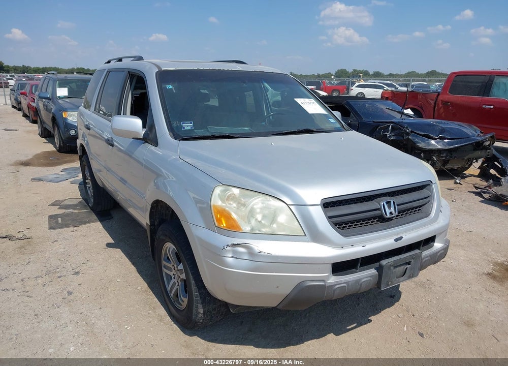 2005 HONDA PILOT EX-L VIN: 5FNYF18525B012716
