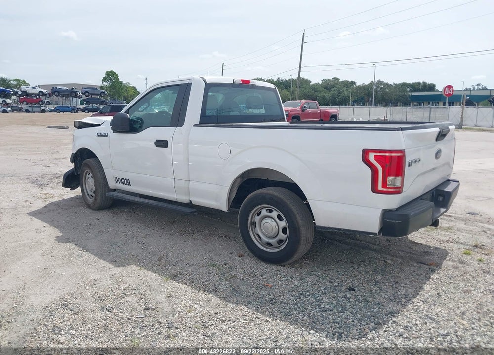 2016 FORD F-150 VIN: 1FTMF1C85GKE21573