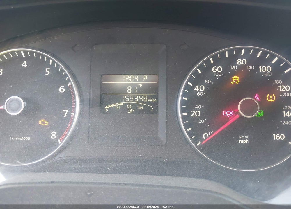2014 VOLKSWAGEN JETTA 1.8T SE VIN: 3VWD17AJ8EM254121