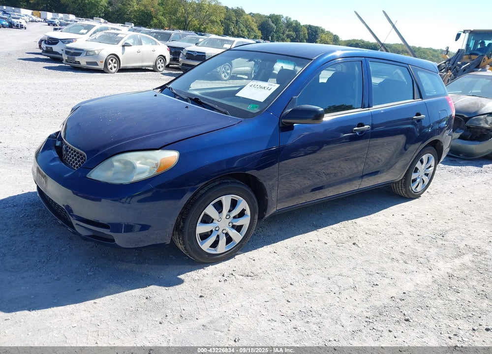 2004 TOYOTA MATRIX STANDARD VIN: 2T1KR32E64C236186
