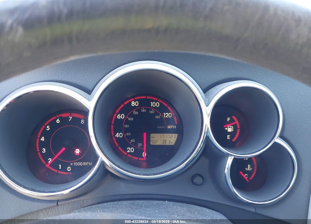 2004 TOYOTA MATRIX STANDARD VIN: 2T1KR32E64C236186