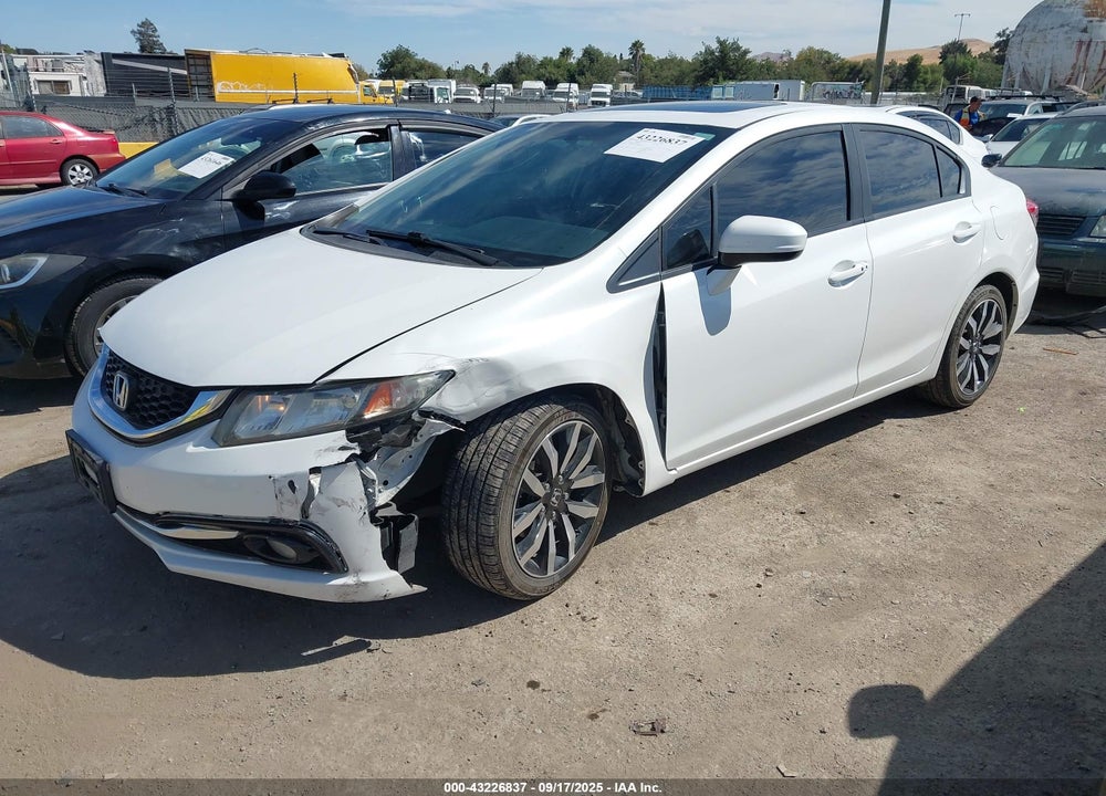 2014 HONDA CIVIC EX-L VIN: 19XFB2F91EE240033