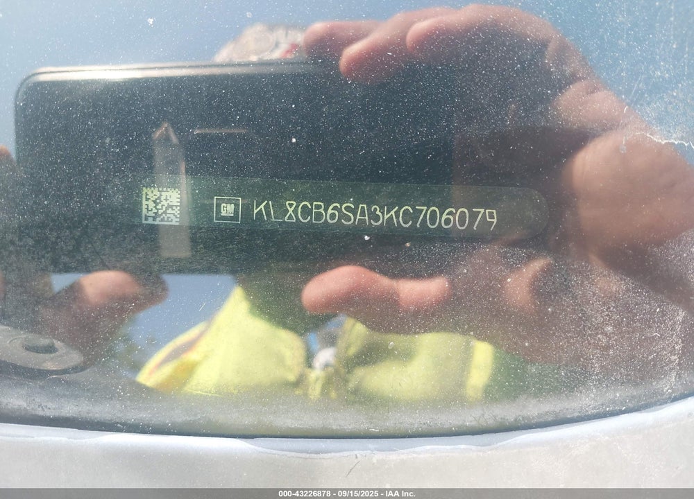 2019 CHEVROLET SPARK LS CVT VIN: KL8CB6SA3KC706079