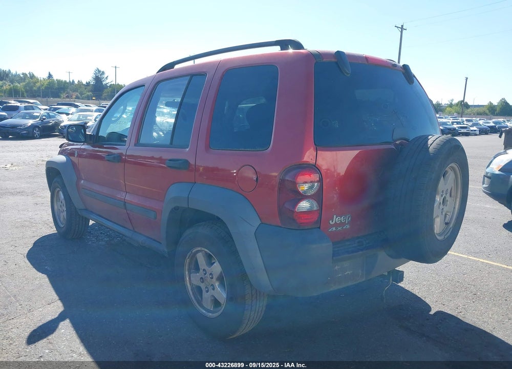 2007 JEEP LIBERTY SPORT VIN: 1J4GL48K77W522760