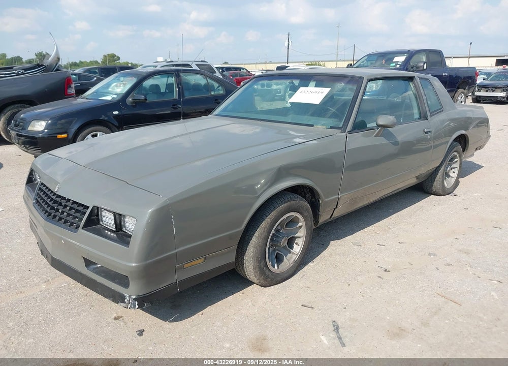 1984 CHEVROLET MONTE CARLO VIN: 1G1AZ37G8ER207262