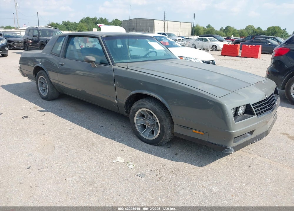 1984 CHEVROLET MONTE CARLO VIN: 1G1AZ37G8ER207262