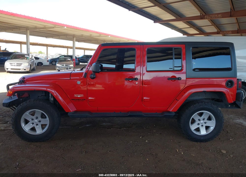 2014 JEEP WRANGLER UNLIMITED VIN: 1C4BJWEG7EL110967