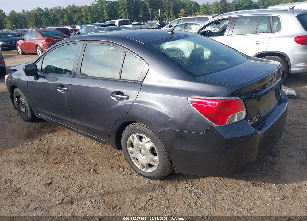 2012 SUBARU IMPREZA 2.0I VIN: JF1GJAA61CH011413