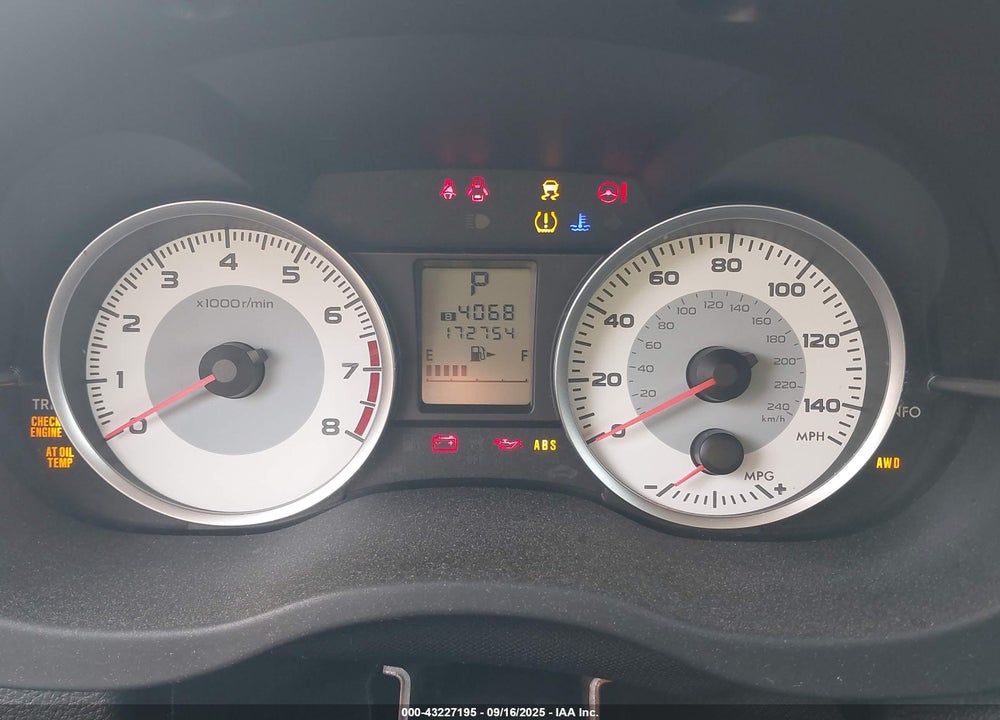 2012 SUBARU IMPREZA 2.0I VIN: JF1GJAA61CH011413