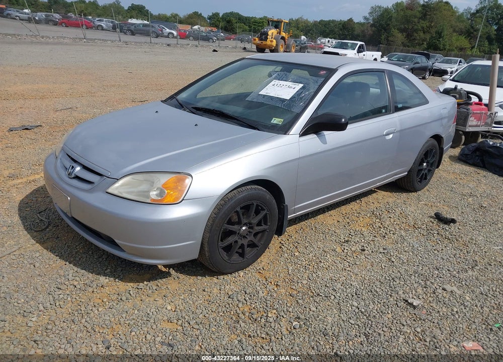 2002 HONDA CIVIC LX VIN: 1HGEM22572L019940