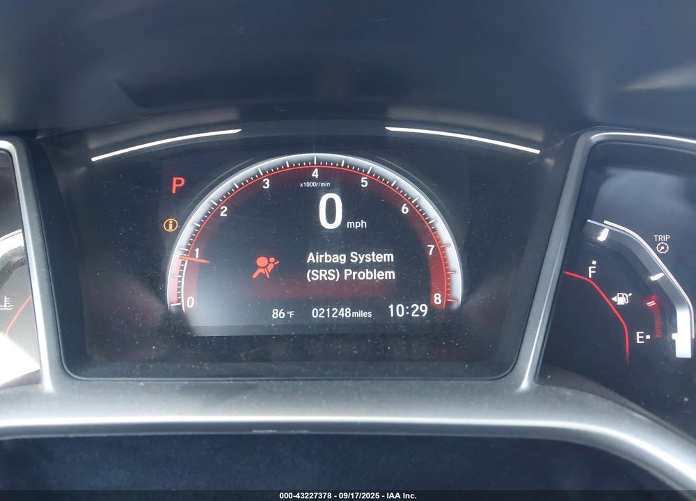 2021 HONDA CIVIC VIN: 19XFC2F81ME004257