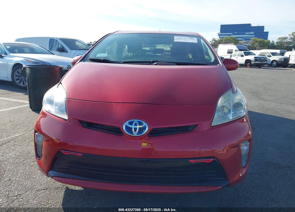 2013 TOYOTA PRIUS THREE VIN: JTDKN3DU1D1734848