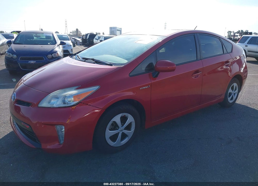 2013 TOYOTA PRIUS THREE VIN: JTDKN3DU1D1734848