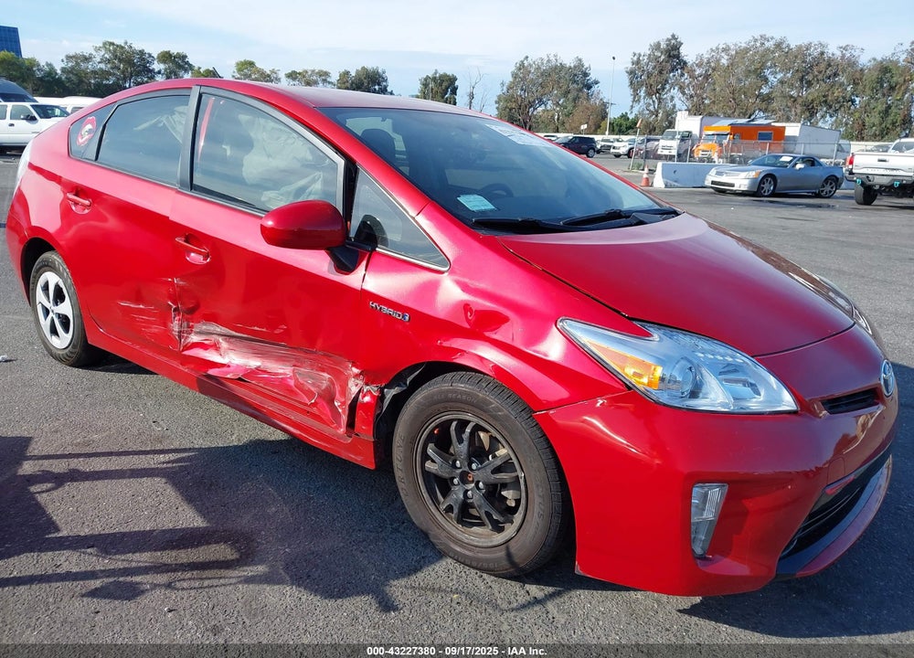 2013 TOYOTA PRIUS THREE VIN: JTDKN3DU1D1734848