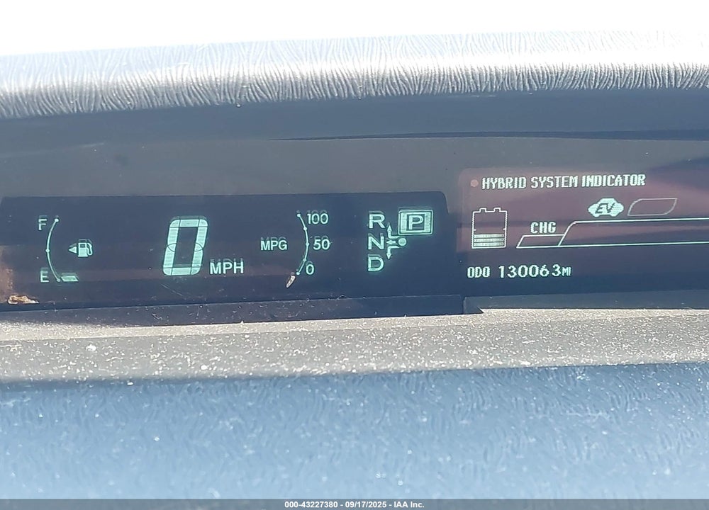 2013 TOYOTA PRIUS THREE VIN: JTDKN3DU1D1734848