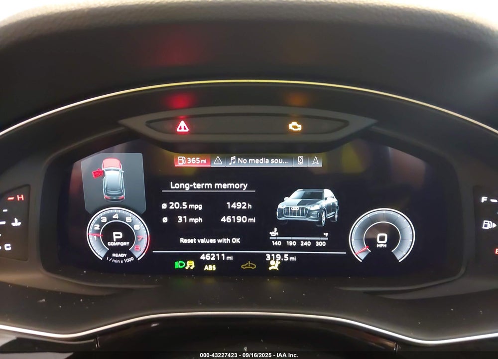 2022 AUDI Q7 PREMIUM 45 TFSI QUATTRO TIPTRONIC VIN: WA1AJBF79ND014975