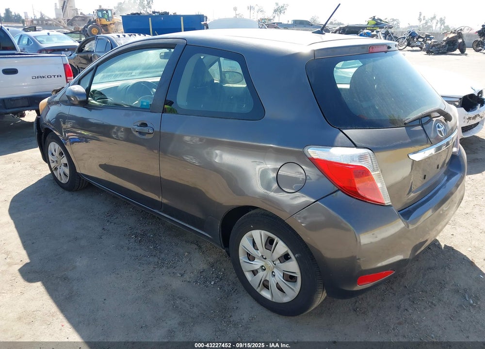 2012 TOYOTA YARIS VIN: JTDJTUD30CD522633