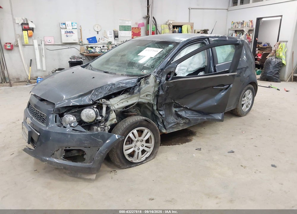 2012 CHEVROLET SONIC VIN: 1G1JC6SH1C4223431