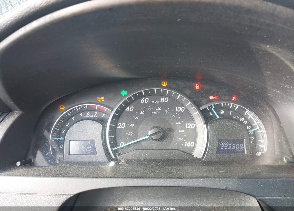 2013 TOYOTA CAMRY VIN: 4T4BF1FK4DR277160
