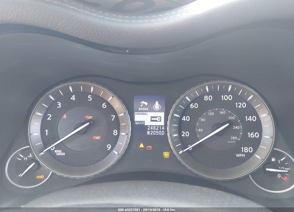 2013 INFINITI M37X VIN: JN1BY1AR1DM602038