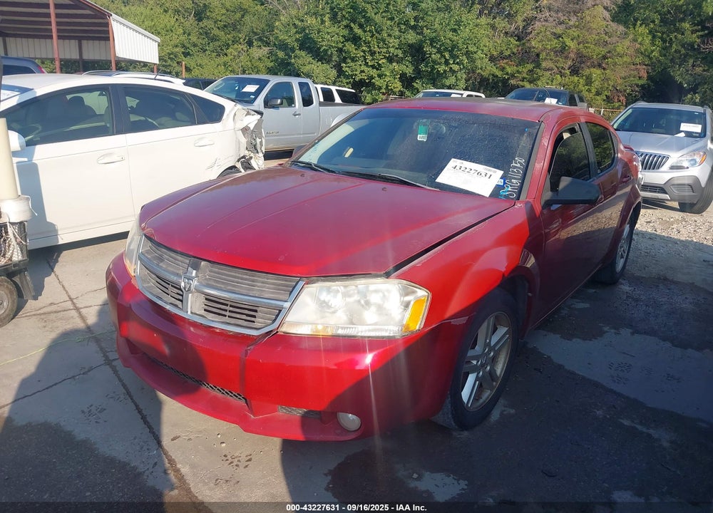 2010 DODGE AVENGER R/T VIN: 1B3CC5FB3AN113750