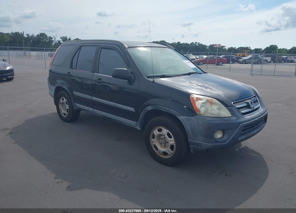 2006 HONDA CR-V LX VIN: SHSRD68516U405236