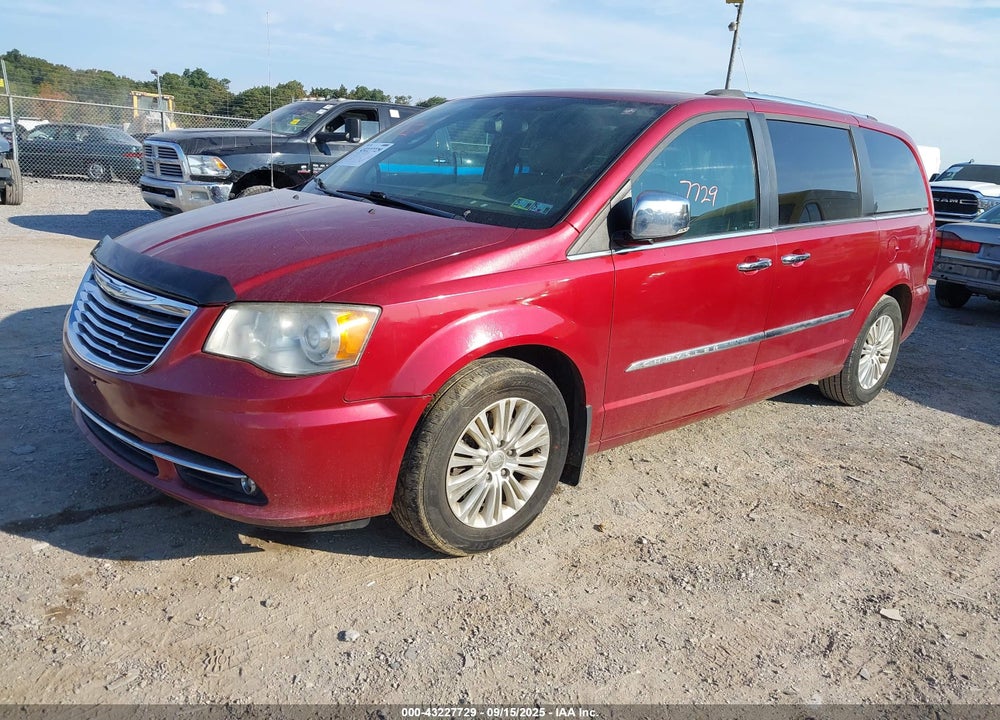 2012 CHRYSLER TOWN & COUNTRY VIN: 2C4RC1GG7CR278282