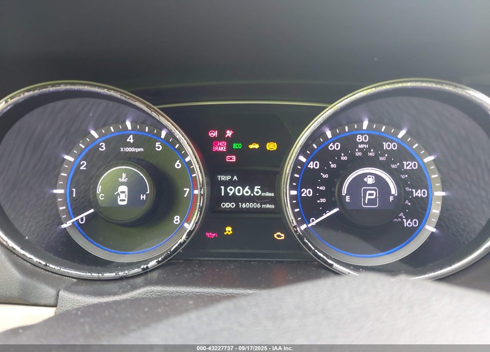 2014 HYUNDAI SONATA VIN: 5NPEB4AC6EH901576