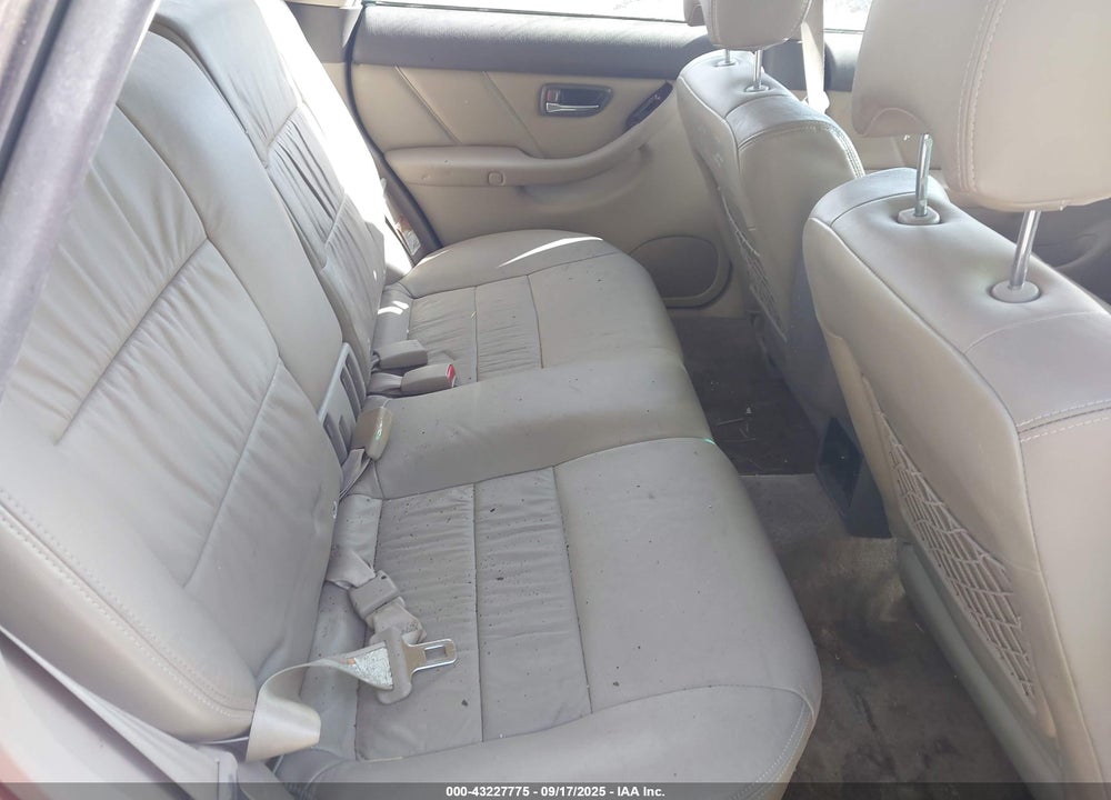 2002 SUBARU OUTBACK LIMITED VIN: 4S3BH686927665230