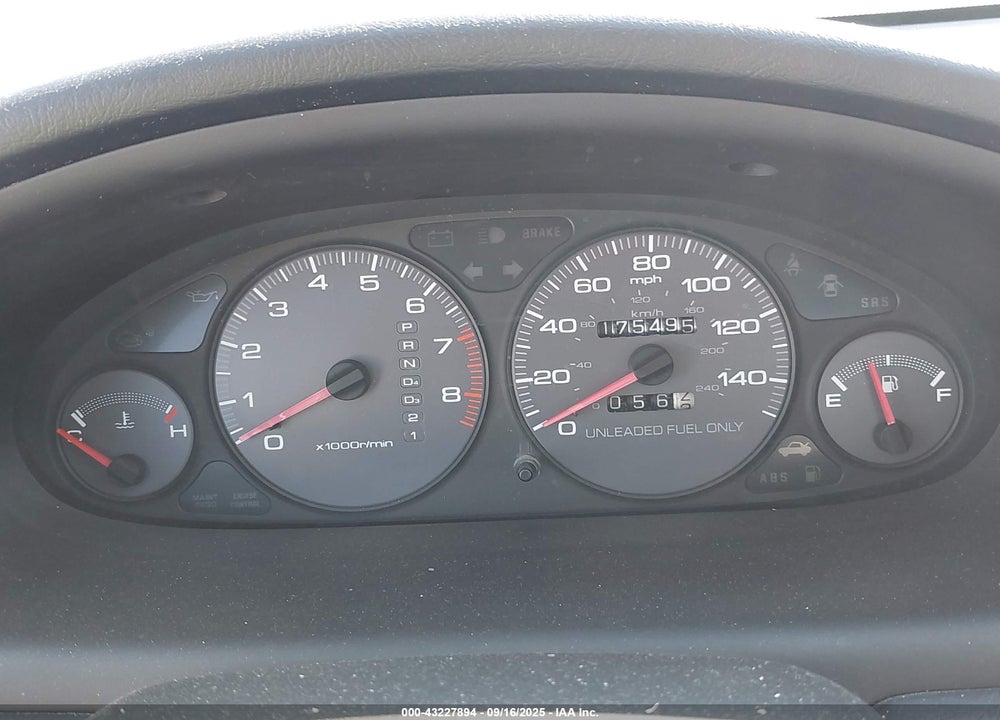 1997 ACURA INTEGRA GS VIN: JH4DC4465VS007227