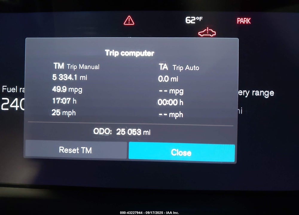 2024 VOLVO XC90 RECHARGE PLUG-IN HYBRID T8 ULTIMATE BRIGHT THEME 7-SEATER VIN: YV4H60CF8R1210674