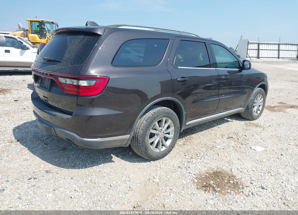 2017 DODGE DURANGO VIN: 1C4RDJAG1HC606494