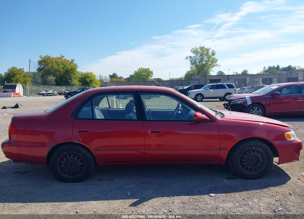 2001 TOYOTA COROLLA VIN: 2T1BR12E31C498862