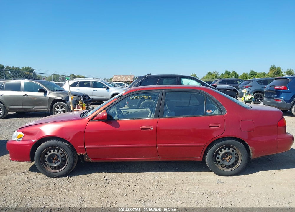 2001 TOYOTA COROLLA VIN: 2T1BR12E31C498862
