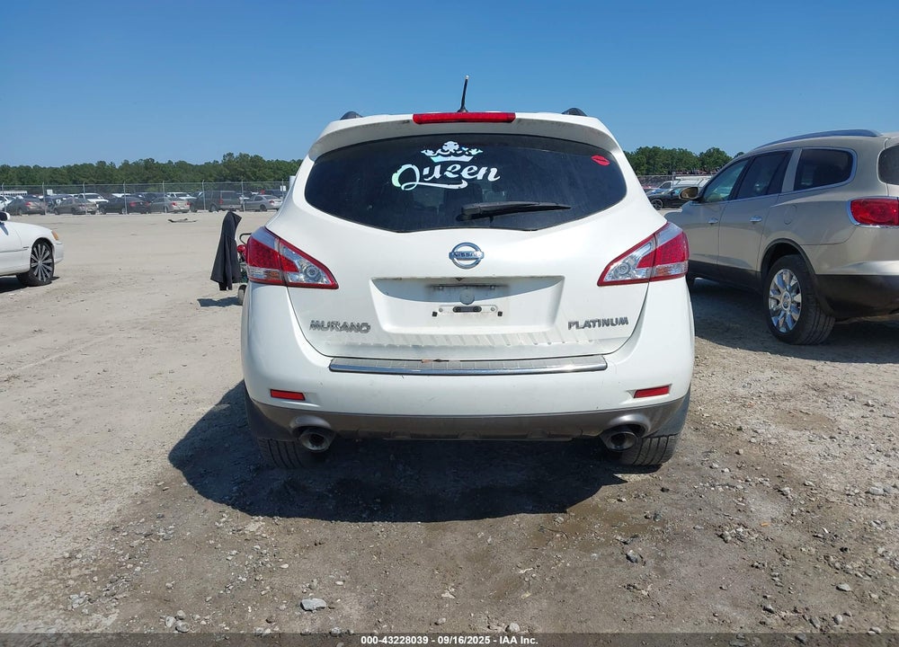 2014 NISSAN MURANO VIN: JN8AZ1MU3EW416453